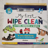 My First Wipe Clean: Letters, Numbers & Shapes