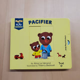 Pull and play: Pacifier