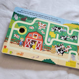 Maze book: Follow me Farm