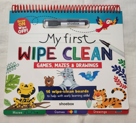 My First Wipe Clean: Games, Mazes & Drawings