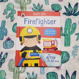 Busy day: Firefighter