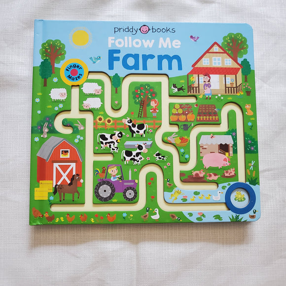 Maze book: Follow me Farm